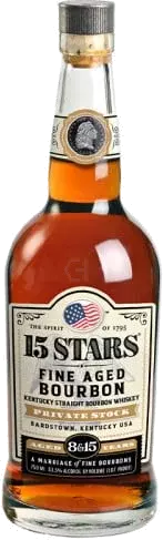 Stars Fine Aged Bourbon Private Stock 7 & 15 Year 107 Proof