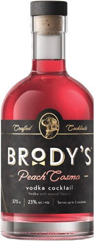 Brody's Peach Cosmo Vodka Coctails