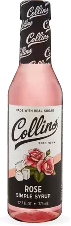Collins Rose Simple Syrup