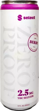 Curaleaf Select Zero Proof Thc Seltzer Berry