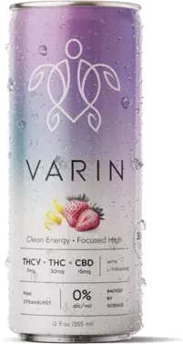 Varin 30mg Thc Thcv Pink Strawburst Singles