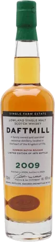 Daftmill Single Malt Scotch Limited Edition Summer Batch Release Year