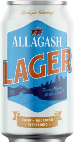 ALLAGASH LAGER 12PK CAN (NO SINGLES)