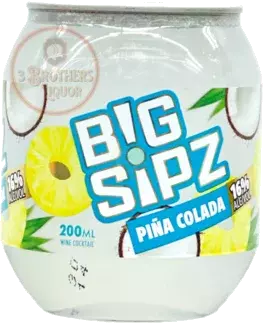 BIG SIPZ PINA COLADA  200ML