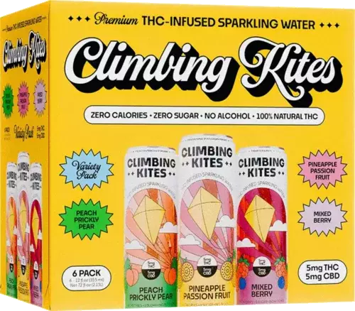 Climbing Kites 5mg Thc Infused Variety Sparkling Water