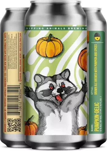 Tripping Animals Pumpkin Delic Brown Ale 16o