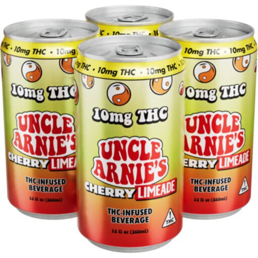 Uncle Arnies Cherry Limeade 10mg Thc 12OZ - Top Ten Liquors