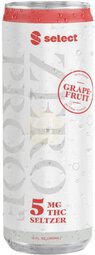 Select Zero Proof 5mg Grapefruit Seltzer