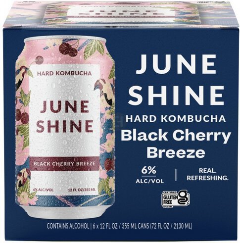 Juneshine Hard Kombucha Black Cherry Breeze