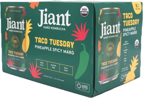Jiant Taco Tuesday Pineapple Spicy Marg Organic Hard Kombucha Colorado