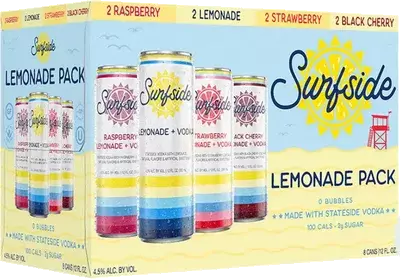 Surfside Lemonade Vodka Soda Variety Pack