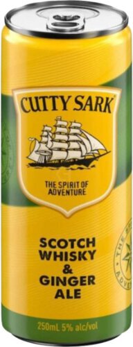 Cutty Sark Scotch Whisky & Ginger Ale