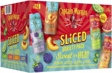 Captain Morgan Sliced Sweet Vs Heat Variety Pack