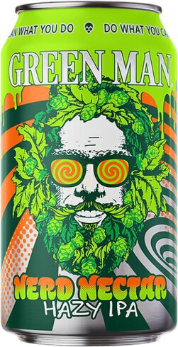 GREEN MAN NERD NECTAR HAZY IPA CANS