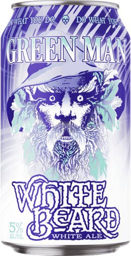 GREEN MAN WHITE BEARD WHITE ALE CANS