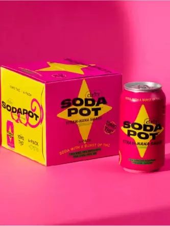 Clr Ty Thc 10mg Soda Pot Straw Nana