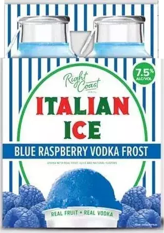 Right Coast Italian Ice Blue Raspberry Nr
