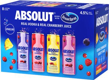 Absolut Ocean Spray Variety Pack
