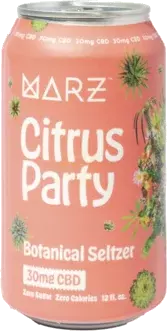 Marz Cbd Elixir Botanical Seltzer Citrus Party