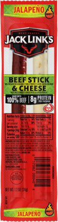 Jack Links Jalapeno Beef & Cheese