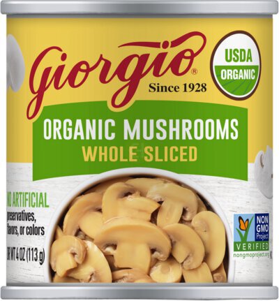 Giorgio Organic Sliced Mushrooms