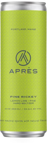 Apres Pine Ricky Lemon Lime Pine Seltzer