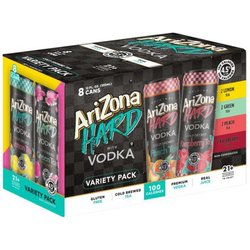 Aberlour 10年 King e IV ミニボトルセット ARIZONA VODKA TEA VARIETY 8 PACK 12OZ - Petrock's Liquors