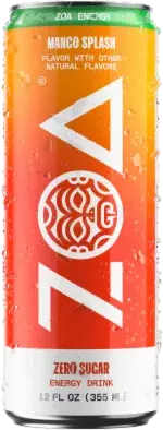 Mango Splash Zero Sugar Energy Darink