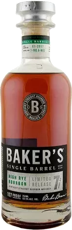 Baker's High Rye Bourbon