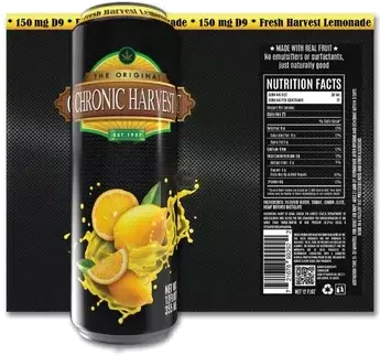 Chronic Harvest Fresh Harvest Lemonade 150mg Thc Beverage