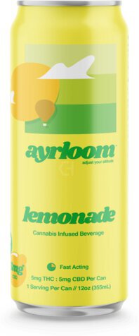 Ayrloom Hemp Lemonade 5mg Thc 5mg Cbd