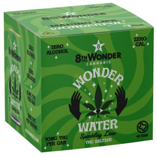 8th Wonder Water 10mg Thc Sparkling Lime - Zipps Liquor