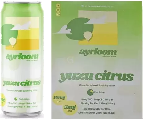 Ayrloom Yuzu Citrus 10mg Thc