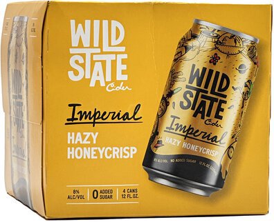 Wild State Cider Imperial Hazy Honeycrisp Cider