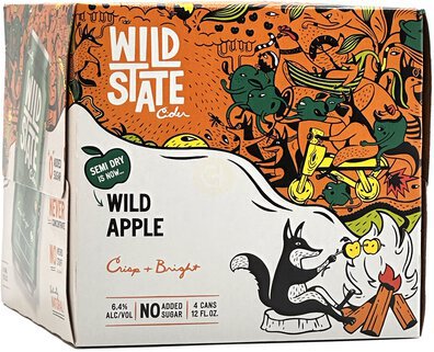 Wild Dtate Wild Apple Zero Sugar