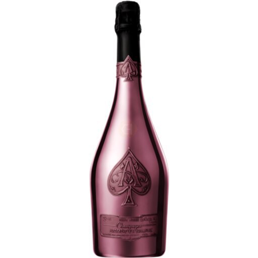 Armand De Brignac Spades Champagne Champagne Brut Rose W Wooden