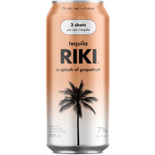 Riki Tequila Grapefruit RTD Sparkling Water 710ml can 710ML