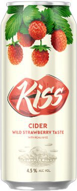 Kiss Cider4 Pack Wild Strawberry