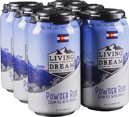 Living The Dream Brewing Powder Run Cream Ale With Vanilla Colorado