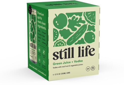 Still Life Green Juice + Vodka