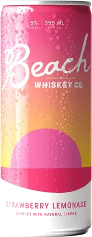 Beach Whiskey Strawberry Lemonade Cocktails 10pr