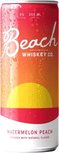 Beach Whiskey Watermelon Peach Cocktails 10pr