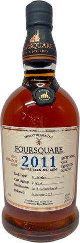 Foursquare Year Exceptional Cask Selection Single Blended Rum Mark Xxiv Limit 1 Per Customer