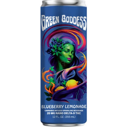 Green Goddess Blueberry Lemonade 20mg Nano Delta 9thc - Vern's