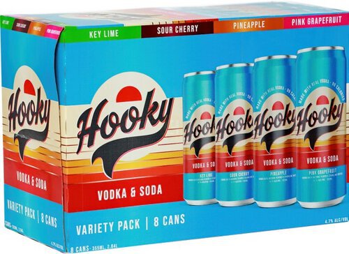Hooky Vodka Soda Variety 8pk C