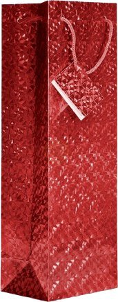 Wine Bag Hollogram Red