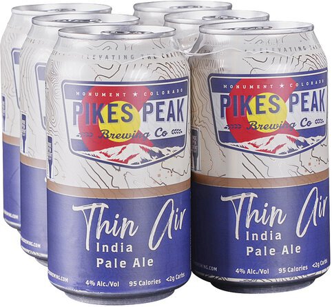 Pikes Peak Thin Air IPA Cans
