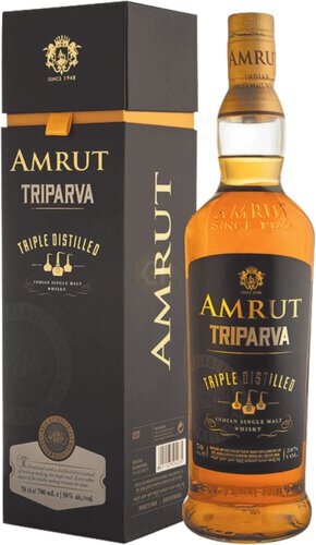 Pre Order Amrut Triparva Triple Distilled Indian Single Malt Whisky B No Sep