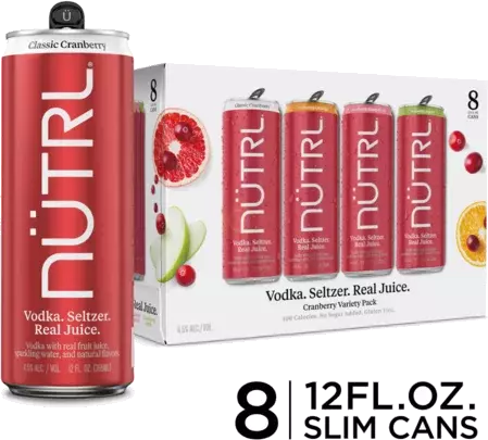 Nutrl Cranberry Seltzer Variety Pack