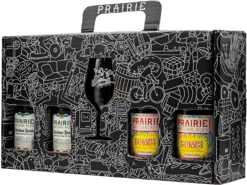 Prairie Artisan Ales Christmas Bomb Imperial Stout Gift Set